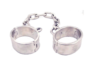 Stainless Steel Ankle Shackles: SneekAroundToys.com